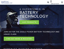 Tablet Screenshot of eaglepicher.com